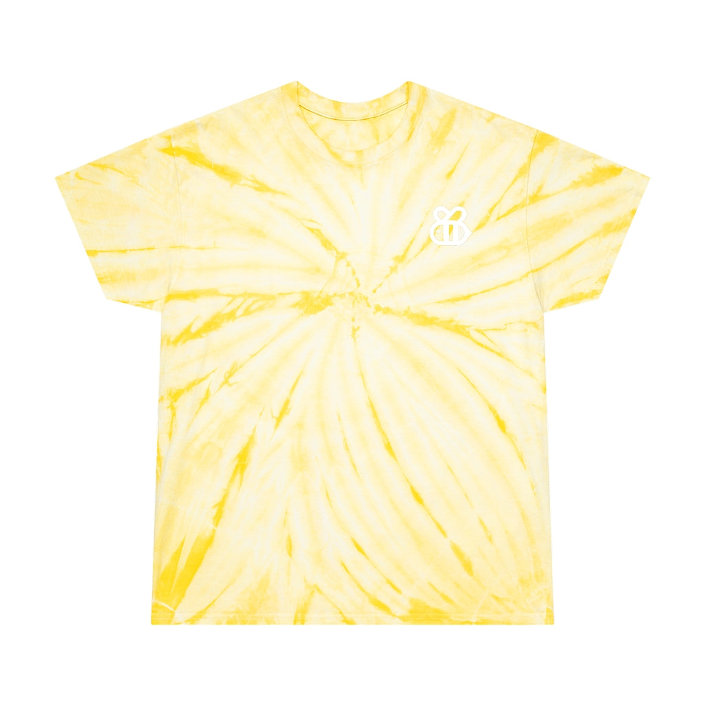 HunniBee Logo Tee - Yellow Tie Dye