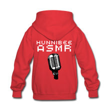 Load image into Gallery viewer, Kid&#39;s HunniBee ASMR Microphone Hoodie - red
