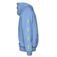 Load image into Gallery viewer, Mother Fricker Hoodie (Blue/Green) - carolina blue
