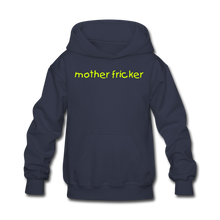 Load image into Gallery viewer, Mother Fricker Kids&#39; Hoodie - navy
