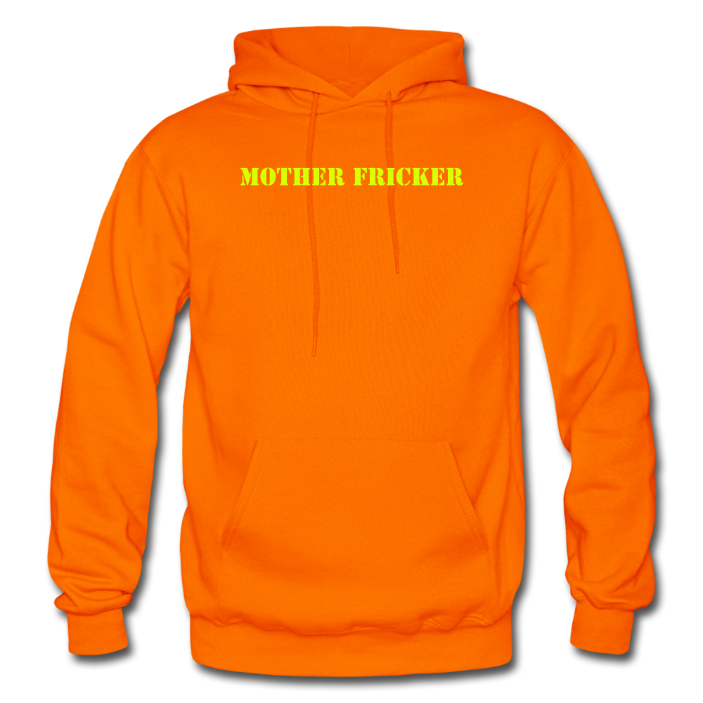 Mother Fricker Hoodie in Orange - orange